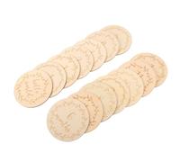 Homoyoyo 14 pièces Cartes Jalons Double Face pour Né Accessoires Photo pour Shower Baptême Disques
