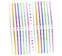 Homoyoyo 140 pièces Bandes Origami Multicolores pour Bricolage DIY Décorations Artisanales et Création Chanceuses