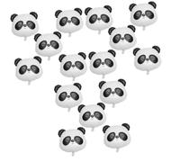 Homoyoyo 15 Pièces Ballons Aluminium Panda Tête Animaux Gonflables Décoration Fête Garçon Fille Shower Anniversaire