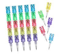 Homoyoyo 15 Pièces Lot de Crayons Empilables Ours pour Garçon Fille Confortables et Ludiques Garçons et Filles Fournitures Scolaires et Pratiques