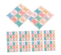 Homoyoyo 15 Pièces Lot de Onglets Adhésifs Mensuels Colorés pour Planificateurs Étiquettes Index et Autocollants Marque Pages Fiables pour Organisation et Journal