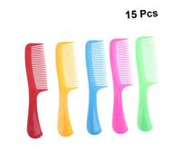 Homoyoyo 15 pièces Peignes Coiffants Colorés Plastique Statiques et Flexibles pour Salon et Usage Domestique Adaptés à Types de Cheveux Mélange de