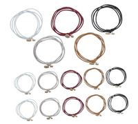 Homoyoyo 15 Pièces Stylish Hair Ties With Metal Ponytail Buckle Elastic No Damage Hair Ponytail Holders For Women Lightweight And Versatile Bracelets For Daily Sports Travel And Work