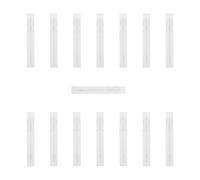 Homoyoyo 15 pièces Tubes à Lèvres Vides Transparente Contenants DIY Brillant Lèvres Rechargeables et Anti-fuite pour Mélanger et Transporter