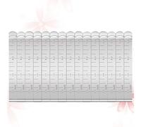 Homoyoyo 15 Pinces à Couture Métalliques 76 CM Règle Gravée Accessoires D’Épinglage et Marquage pour Couture à la Main et Machine Lot de 15 Clips Argentés pour Ourlets Précis sur Tissus