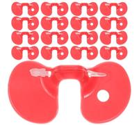 Homoyoyo 150 Lunettes Anti-combat pour Poulets en Plastique Rouge, Lot de 150 Pièces, Œillères Anti-picage pour Poules, Coqs et Faisans, Protection Élevage Avicole, Accessoires Volaille