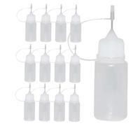 Homoyoyo 15pièces Flacon Souple à Pointe Fine De Précision Compte-gouttes Vides Plastique Applicateur Pour Colle Et Liquides Outil De Quilling Pour Bricolage Et Artisanat