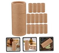 Homoyoyo 15pièces Lot De Boîtes Emballage Rondes Pour Huiles Essentielles Thé Avec Couvercle Moyenne Pour Ranger Et Transporter Petits Objets