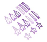 Homoyoyo 15pièces Pins à Cheveux Étoiles Pour Filles Étoile Cœur Résistants Décoloration Et Aux Fissures