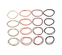 Homoyoyo 16 pièces Élastiques à Cheveux Vintage pour Cheveux Épais Accessoires de Coiffure pour Chignons Queues de Cheval et Tresses