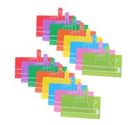 Homoyoyo 16 pièces Marque Pages Colorés pour Garçon Fille Outils de Lecture Guidée Bandes de Ergonomiques pour Faciliter la Lecture et Aider Dyslexiques avec et