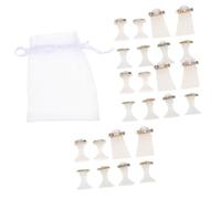 Homoyoyo 16 Pièces Silicone Toe Separators For Pedicure Nail Polish Art Tools With Rhinestones And Pearls Stable Toe Spacers For Precise Nail Polish Application At Home Dual Foot Use