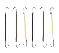 Homoyoyo 18 Pcs Anneau de cheveux à crochet Fille bandeau cheveux mini porte-queue de cheval Bands à cheveux chouchous pour cheveux des femmes élastiques à cheveux manchette