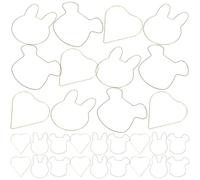 Homoyoyo 18 pcs Métal Cercles pour Attrape Rêves DIY Anneaux Résistants pour Couronnes Décoration Murale et Artisanat Créatif