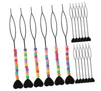 Homoyoyo 18 Pcs Outils de Perles pour Tresses de Accessoires pour Filles et Femmes