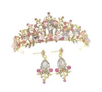 Homoyoyo 1Ensemble Boucles Oreilles Accessoire Élégant Pour Fiançailles Et Célébrations Diadème Baroque