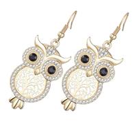 Homoyoyo 1Paire Boucles Oreilles Chouette Inoxydable Pendentif Arbre Mode Pour Accessoire Élégant Et Original Pour Toutes Occasions