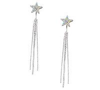 Homoyoyo 1Paire Boucles Oreilles Étoilées Longues Pour Accessoires Scintillants Pendants Pour Fêtes Et Événements Élégance Moderne Et Assurée