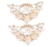 Homoyoyo 1Paire Clips De Chaussures Dorés Pour Accessoires De Décoration Élégants Pour Talons Réutilisable Pour Bal Et Événements Spéciaux
