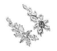 Homoyoyo 1Paire Elegant Zircon Drop Earrings For Women Dangle Crystal Jewelry Present For Valentine Day And Birthdays