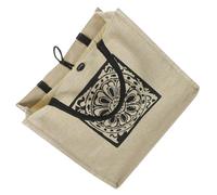 Homoyoyo 1pièce Fourre-Tout Lin Réutilisable avec Poignées à Jute pour Shopping Et Activités