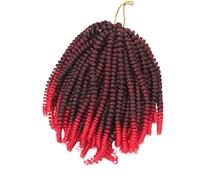 Homoyoyo 1Pièce Tresse Braid Synthétique Fils Fibre Basse Température Extensions de Cheveux Tressés pour Look Naturel et Élégant pour et Événements