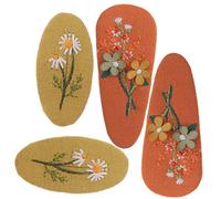 Homoyoyo 2 Barrettes Tissu Vintage avec Accessoires de Coiffure Confortables et Sécurisés pour Filles et Garçon Fille pour Danse et Fêtes