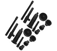 Homoyoyo 2 Ensembles Buse de Mini-Fontaine Noire en Plastique | Formes Jetées Variées, Profil Compact, Usage pour Étang et Pompe à Flux Permanent