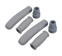 Homoyoyo 2 Ensembles Coussins de Béquille Antidérapants et Poignées de Rechange pour Seniors Accessoires Sous Bras Confortables et Faciles à Installer Protègent et Assurent une Prise