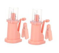 Homoyoyo 2 ensembles Machine à Tricoter Manuelle Portable pour Bracelets et Colliers Outil Compact et pour Créatif Main Mini Tricotin Stable pour Débutants et Loisirs Créatifs