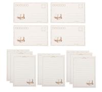 Homoyoyo 2 ensembles Papier à Lettre Rétro Élégant pour Écrire Lettres Pack Décoratif Vintage Style Ancien pour Correspondance et Journal Intime