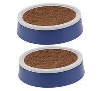 Homoyoyo 2 Ensembles Set de Nids Plastique avec Tapis Naturel pour Élevage de Pigeons Accessoires Nidification pour Oiseaux Coussin Nid Pigeon Fournitures pour Éleveurs