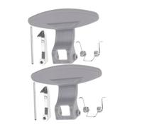 Homoyoyo 2 Ensembles Verrouillage Porte pour Lave-linge à Chargement Frontal Poignée de Porte Compatible avec Machine à Laver Loquet de Rechange avec Accessoires Facile à Installer