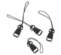 Homoyoyo 2 paires Boucle à Dégagement Rapide pour Courroie Appareil Photo Adaptateur Qd Plastique Résistant Connecteur de Sangle pour Appareils DSLR et Hybrides Noir