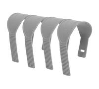 Homoyoyo 2 Paires de Sangles de Pédales Antidérapantes en Caoutchouc Réglables pour Vélo D'appartement, Sangles Larges et Épaisses, Accessoires Fitness pour Entraînement Confortable