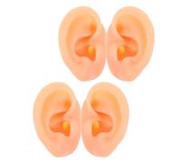 Homoyoyo 2 Paires Modèles Oreilles Silicone Souple Simulation Réaliste pour Perçage et de Bijoux Modèles Flexibles pour Pratique et Enseignement