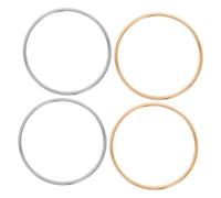 Homoyoyo 2 Paires Poignées Rondes pour Sacs Faits Main Accessoires Robustes pour Création et Remplacement de Anses Compatibles avec Divers Styles de Sacs Diy et