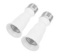 Homoyoyo 2 pièces Adaptateur Douille Résistant Haute Température Extenseur de Culot Lumineux pour Usage Intérieur et Extérieur Installation Facile sans Outils