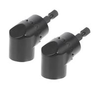 Homoyoyo 2 Pièces Adaptateur Perceuse Angle Magnétique Porte Embout Hexagonal Coudé Kit pour Visseuse Électrique et Usage Manuel Accessoire Pratique pour Espaces Restreints