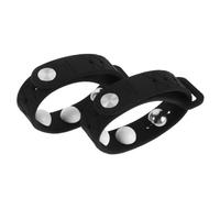 Homoyoyo 2 Pièces Anti-nausée Ajustable en Silicone Noir pour Voyage