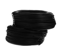 Homoyoyo 2 pièces Attache Fil Galvanisé Flexible Lot de Colliers de Serrage Noirs pour Fixation de Plantes Support de Câbles de Jardin Lien Pratique pour Fleurs et Branches