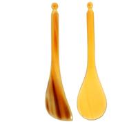 Homoyoyo 2 pièces Bâtons de Massage Visage Outils de Grattage Gua Sha pour Points Acupuncture Maintien Élasticité Peau Adaptés Yeux et Visage Ergonomiques et Naturels