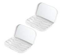 Homoyoyo 2 Pièces Boîte de Rangement pour Faux Cils Lot de Organiseur Réutilisable pour Cils Design et Pratique Protection Optimale