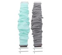 Homoyoyo 2 pièces Bracelet Scrunchie Tissu Compatible Montre Connectée Modèle 2pcs 2 17 chacun Lot de Bandes Confortables et Élégantes Accessoire de Remplacement Polyvalent