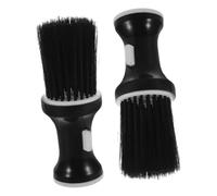 Homoyoyo 2 pièces Brosse Cou Barber Brosse Coiffure Hommes à Poils Doux pour Nettoyage Cheveux Fins Balayage des Cheveux et Portable pour Salons de Coiffure et Usage Personnel