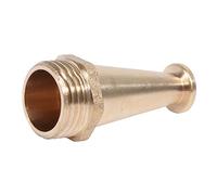 Homoyoyo 2 Pièces Buse Cuivre Massif Haute Pression Pouce Pulvérisateur Solide pour Nettoyage Allées Extérieures Gouttières Buse Jet Eau sans Plastique Compatible Tuyaux Jardin