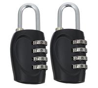 Homoyoyo 2 pièces Cadenas à Combinaison Chiffres Serrure de Voyage Portable sans Clé Cadenas Valise Sécurisé pour Bagage et Casier Verrou pour Protéger Vos