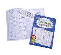 Homoyoyo 2 Pièces Cahier Lettres et Pratique de pour Garçon Fille Apprentissage Précoce avec Exercices de Coloriage et Traçage pour Maternelle Maison