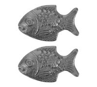 Homoyoyo 2 Pièces Cast Iron Fish Cooking Tool Natural Iron Supplement For Vegans Athletes Pregnancy Anemia Support Multipurpose Vegan Nutrition
