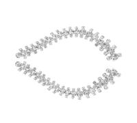 Homoyoyo 2 Pièces Chaîne De Chaussures En Strass Chaînes De Chaussures Sans Glissement Chaîne De Breloques De Chaussures De Bricolage Chaîne D'accessoires De Chaussures Blanche